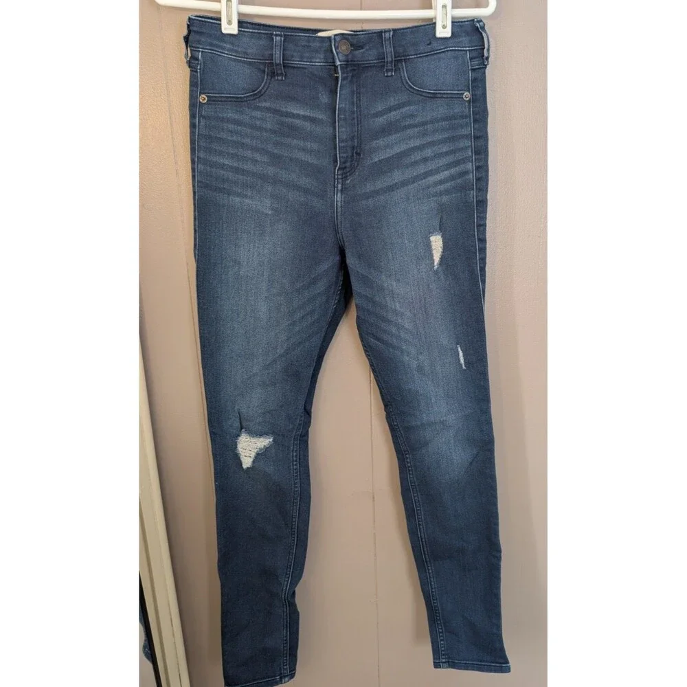 Abercrombie & Fitch Jeans Womens Blue 29 | 8 Jean Legging High Rise Cotton Blend